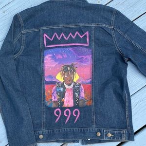 Juice WRLD Hand Painted Jean Jacket